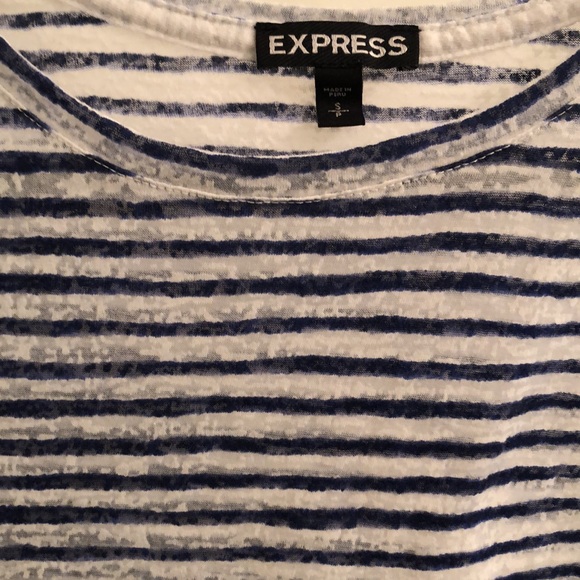 Express Striped T Shirt Small - Picture 2 of 7
